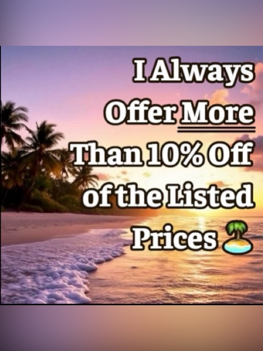 NO STICKER SHOCK!